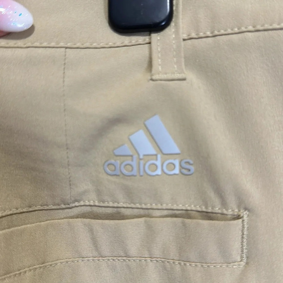 ADIDAS Men’s Khaki Quick Dry Golf Shorts, Size 32, EUC. - Picture 5 of 6